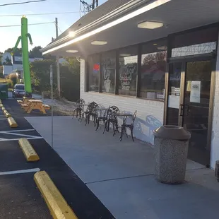 outdoor seating