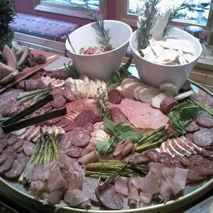 Antipasto display for catering