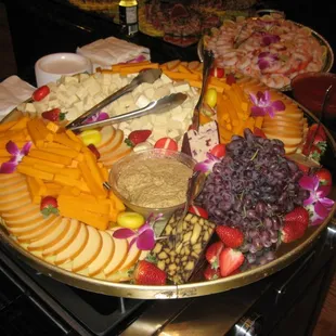 Cheese display for catering