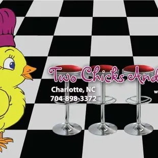 two chairs and a table