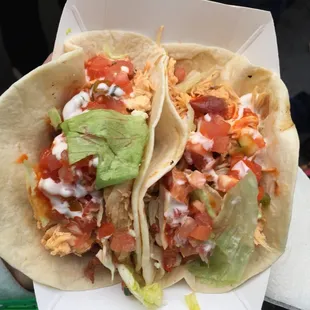 buffalo chicken tacos
