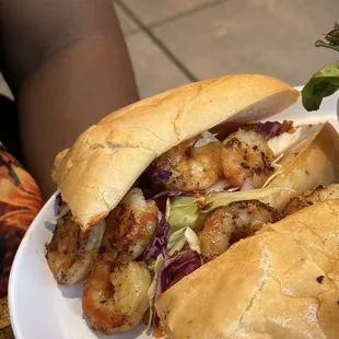 Thai Shrimp Poboy