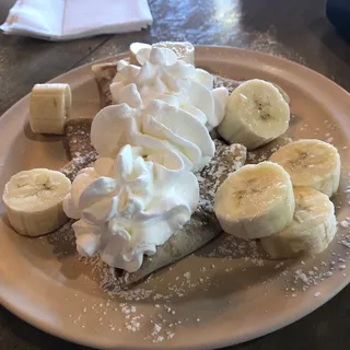 Nutella Banana Crepes