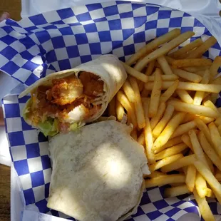 Crunchy southwest wrap