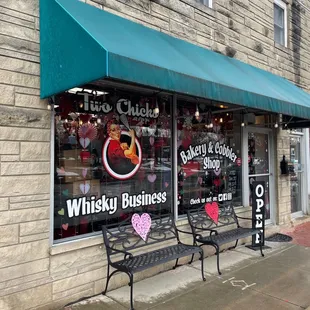 the outside of the building