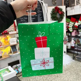 Their takeout bags - so sweet!