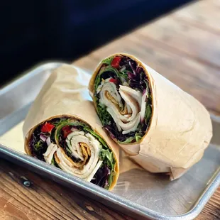 Creamy Cilantro Chicken Wrap