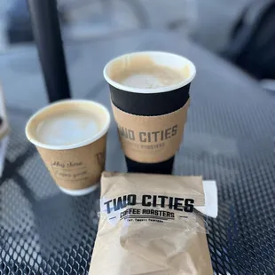 Cardamom Vanilla Latte 8oz ($5) 007 Latte 16oz ($7)