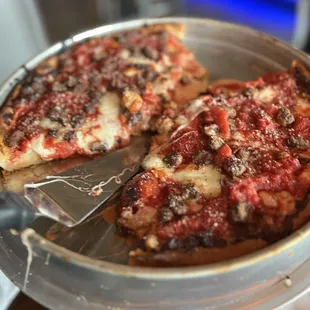 pizza, food