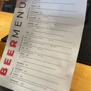 Menu!
