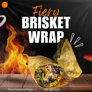 New Brisket Wrap! Starts 10/16/24