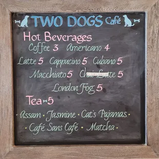 BEVERAGE MENU