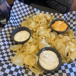 Chips and dip.