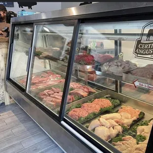 a meat counter