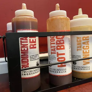 Sauce choices!