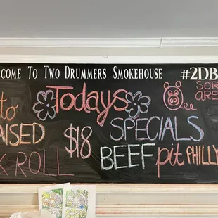 Specials board