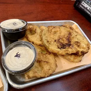 Fried green tomatoes