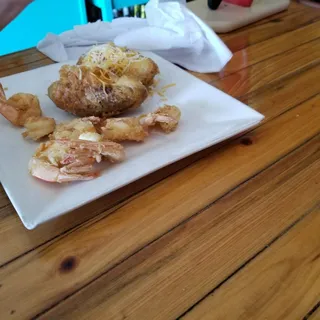 Fried Stuffed Twice Baked Potato