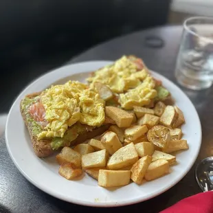 Avocado Toast with salmon