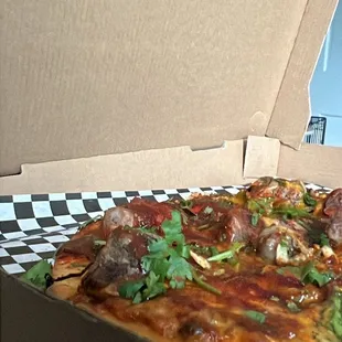 Lamb Chutney Wala Pizza