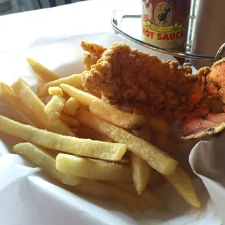 Fried Lobster Tail Basket