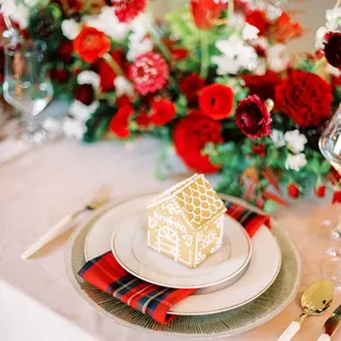 Mini Gingerbread House Place Holders