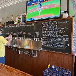 a baseball game being played