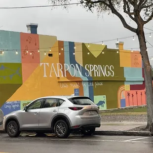 Tarpon Springs mural just down the street