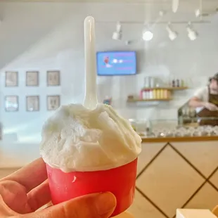 Lemon and sugar free pineapple sorbet -small