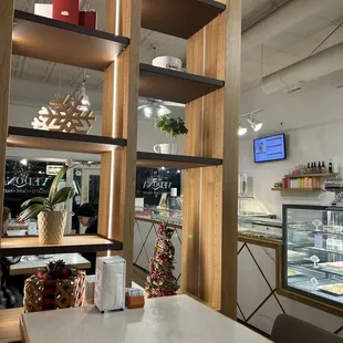 the interior of a restaurant