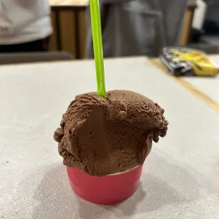 Chocolate gelato