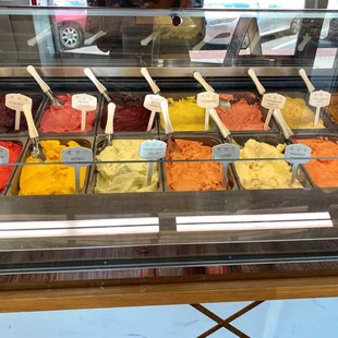 Sorbet option galore