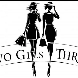 Two girls thrift logo