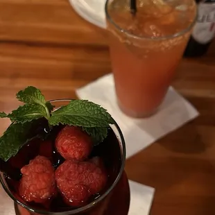 Sangria and michelada