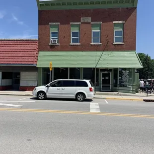 Two Guys Bakery right on the corner