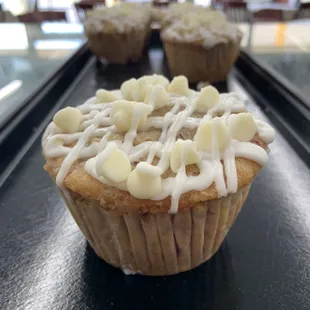 Cherry &amp; White Chocolate Chip muffins