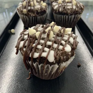 Chocolate Chocolate Muffins!