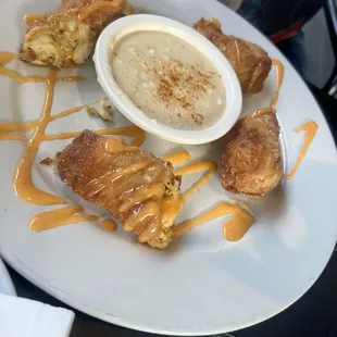 Crab Cake Egg Rolls