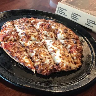 Great to be back dining inside &apos;for here&apos;  Cauliflower crust