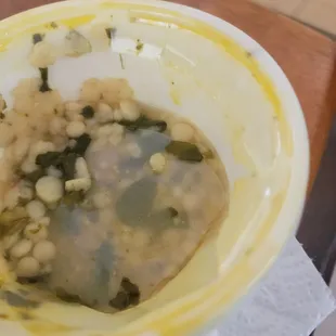 Same melted container.
