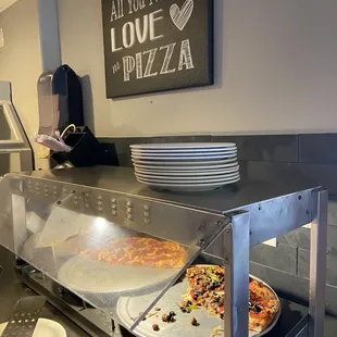 a couple of pizzas