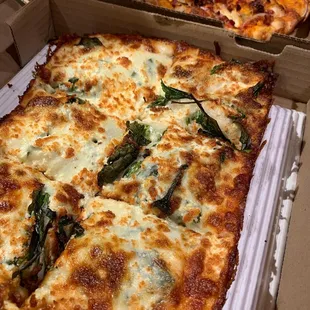 Spinach Feta deep dish