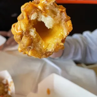 All cheese filled Potato Dog