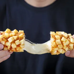 Potato Dog with Whole Mozzarella! Very popular!