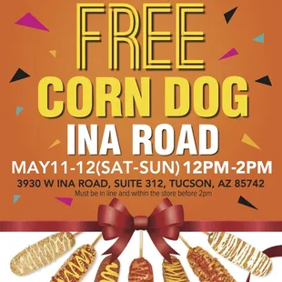 Free Corn Dog