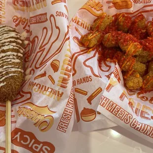 Number 1 with dirty tots