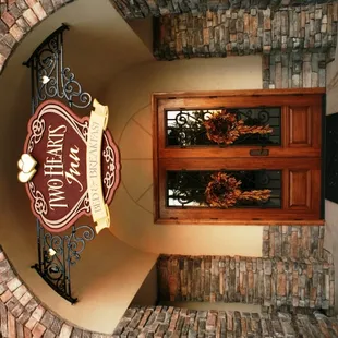The Entrance of Two Hearts Inn