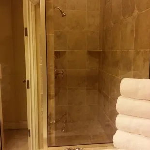 The Venetian. The walk in shower.