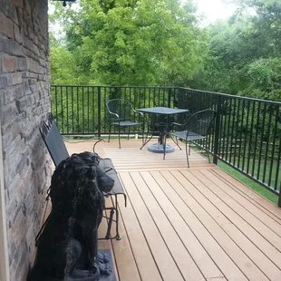 The Venetian. The length of the patio/sitting area.