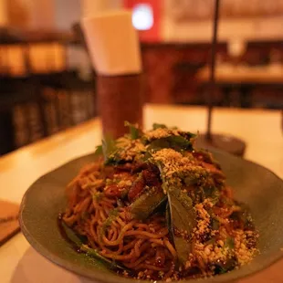 Garlic Noodles with Chicken